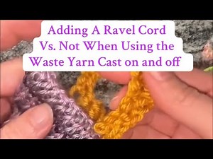 Updated Waste Yarn Cast On with Ravel Cord | Sentro Knitting Machine