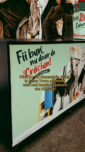 💝„Fii bun, nu doar de Crăciun!”, iar Iulius Town Timisoara te premiază. Cadouri în valoare de peste 25.000 de euro! 🎁 ℹ️ Află cum poți câștiga: https://iuliustown.ro/ro/evenimente/fii-mai-bun-nu-doar-de-craciun | Iulius Town Timisoara