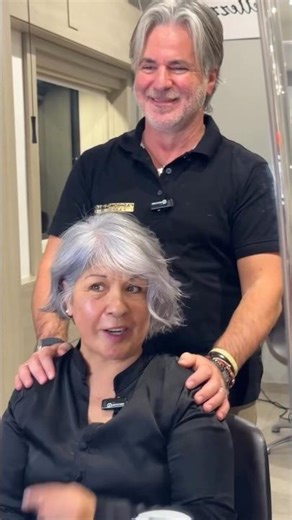 Short Bob for Women Over 75 😍 #haircut