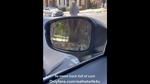 Hotwife comes back to hubby used while he waits in car