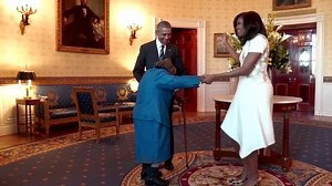 A 106-year-old woman got to boogie down with President Obama and the First Lady. You have to see the adorable woman's reaction when her name was called in this KFOX14 Facebook QuickCast. Plus, Kezhal Dashti KFOX shows you a video of panda having some fun in the snow -- it's sure to put a smile on your face. | KFOX-TV