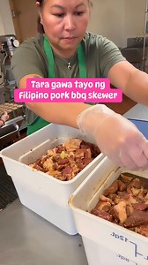 Lets make Filipino pork bbq skewer #lumpia #porkbbqskewer #filipinofood #foodtrucklfe #jacksonvillenc | Cecilia Arevalo Bridges