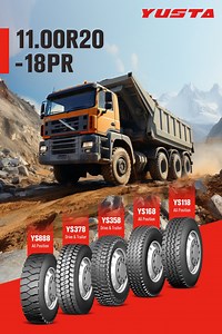 [Hot Item] Yusta Truck Bus Tires 11.00r20 Tyres
