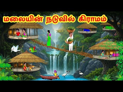 Stories In Tamil - மலையின் நடுவில் கிராமம் | Tamil Moral Stories | | Komali TV Tamil