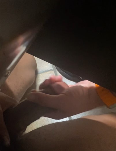 Man jacks me off while shitting