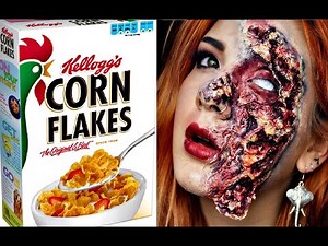 DIY: Rotten/Zombie Skin using Cornflakes (HALLOWEEN TUTORIAL)