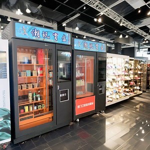 [Hot Item] Vending Machine with Elevator Lift Spring Coils Conveyor Can Sell Food Wine Snack