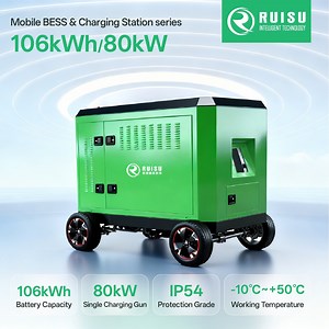 [Hot Item] Mobile Bess Charging Station 106kwh 80kw Portable EV Charger for Emergency Outdoor Scenarios
