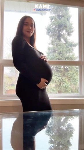 Maja Salvador shared her 37 weeks baby bump. Video: Maja Salvador (Instagram) #majasalvador | Kami.com.ph