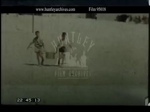 Building Work at Ramat Rachel Kibbutz Israel, 1950 - Film 95018