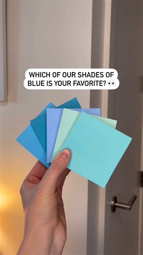 4.5K views · 18 reactions | What better way to celebrate World Color Day than choosing your favorite shade of Post-it® Note blue?  #worldcolorday #colorday #postitnotes #postit #postitsuperstickynotes | Post-it | Facebook
