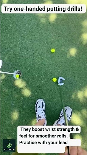 Explore one-handed putting exercises!