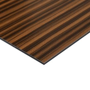 [Hot Item] Custom 0.5mm Wood Texture Building Wall Cladding Panel Aluminum Sheet