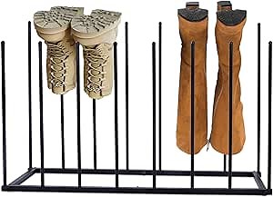 Boot Rack, Free-Standing Shoe Racks, Boot Organizer for Closet Entryway Garage, Fit for 8 Pairs