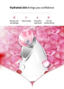 [Hot Item] Ionic Nano Face Beauty Spray Home Warm Mist Sprayer Humidifier Atomizer Sauna SPA Sinuses Oxygen Injector Moisturizing Facial Steamer