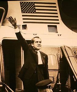 How Richard Nixon tried to stall impeachment with a flurry of press releases.