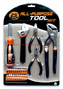 [Hot Item] 25PCS Household Hand Tool Kit (Screwdrivers, Pliers)