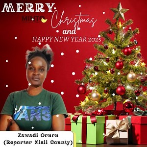 Zawadi Oruru, omosaki bwa amang'ana amayia amo na omoroberio bwe endege ime ya MintoFM korwa Ekaunti ya Kisii, nigo ngokoganeria esuguku engiya na omwaka omoyia o 2025. ^MK #MintoFM #HappyNewYear | Kwamboka'o Mogoba