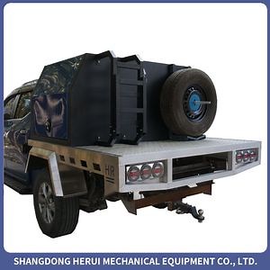 [Hot Item] Waterproof Trailer Aluminum Truck Canopy B-0075 Toolbox Aluminum Tool Box Side Opening Ute Truck Storage
