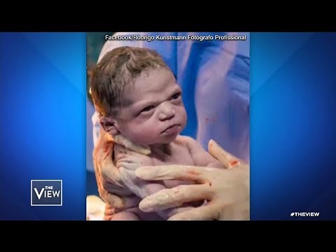 Newborn Baby’s Facial Expression Goes Viral | The View