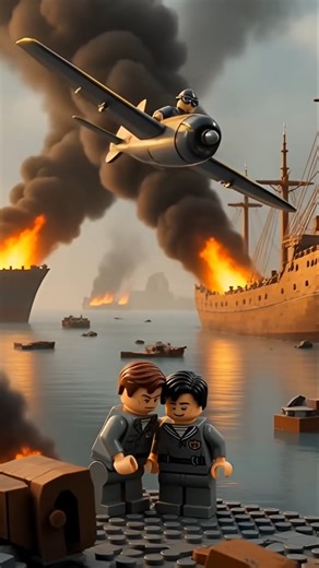 LEGO Pearl Harbor Attack | A Historic WWII Moment Recreated #lego #shortsfeed