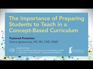 Prepare Students to Teach in a Concept-Based Curriculum