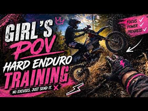 HARD ENDURO GIRL'S POV!