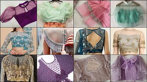 1K views · 30 reactions | Top Latest Net Blouse Design Photo/Boat Neck Blouse Design 2023/Blouse Back Design/ #blousedesigns | Beautiful Trends | Facebook