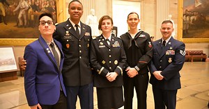EXCLUSIVE PHOTOS: Trans service members attend State of the Union