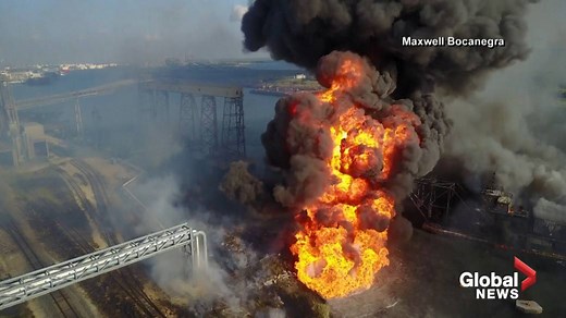 4 missing, 6 injured in explosion after dredging vessel hits natural gas pipeline at Texas port