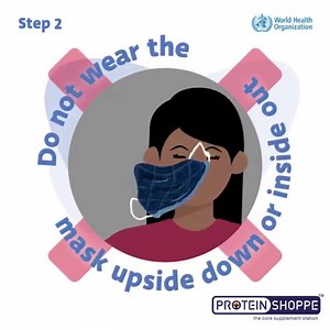 How to wear a fabric mask safely during COVID-19: Don'ts #covid #coronavirus #corona #stayhome #quarantine #lockdown #staysafe #socialdistancing #pandemic #virus #mask | Protein Shoppe Kerala