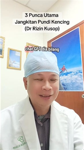 Apakah 3 punca utama jangkitan Pundi Kencing? (Awas kalau kamu ketawa ... ) | Dr Rizin Kusop