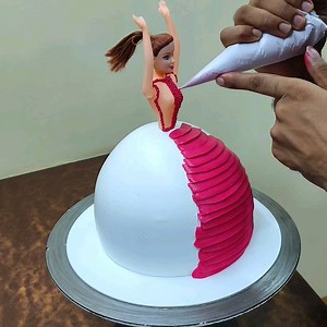 2.5K views · 71 reactions | How To Make Barbie Doll Cake Design | Doll Cake Design | Chocolate Doll Cake | Barbie Doll Cake | Top Cake Master | Facebook