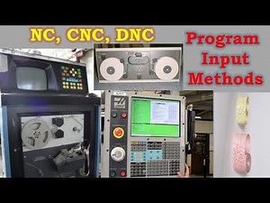 Program input methods of Numerical Controlled Machines, Punched Tape