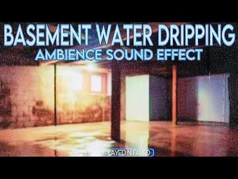 Basement Water Dripping Ambience Sound Effect
