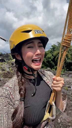 441K views · 10K reactions | Gamer does Zipline for the first time! | Alodia Gosiengfiao | Facebook