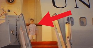 Adorable Passenger Spotted On Air Force One