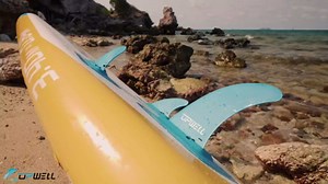 UPWELL Inflatable Stand Up Paddle Board, Premium SUP Paddle Boards for Adults, 11’6” Blow up Paddle Boards 6” Thick, Timber