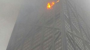 Fire breaks out in Chicago's Hancock skyscraper