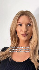 The Hybrid Hairline Topper is 100% virgin human hair, hand tied on Swiss HD lace, with an adjustable string and secure clips in the back. Order yours at www.jewellclip.com | Jewell Clip