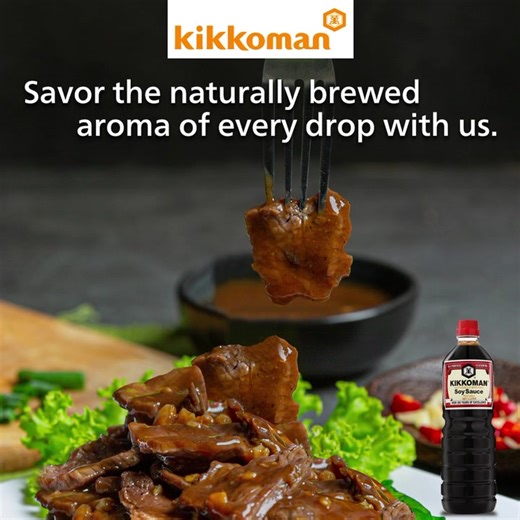 Naturally brewed Aroma only with Kikkoman. #kikkomanph #cookedwithKikkoman2024 #umami #seasoning #foodieph #panlasangpinoy #japaneserecipe #soysauce #yummyph #recipes #sauce #dippingsauce | Kikkoman Philippines