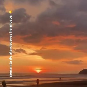 semanita de atardeceres hermosos ☀️ #sunset #atardecer #jaco #jacobeach | Paradise Jaco Beachfront