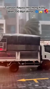 Taufan (Typhoon Ragasa) di Hong Kong. #typhoon #typhoonragas #hongkong #taufan | RIZSuria TV Official