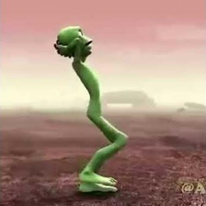 À lien vert qui danse