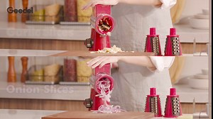 Grater for Kitchen, Food Slicer Shredder Easy to Clean, Vegetable Grater for Cucumbers, Carrots, Zucchini, etc