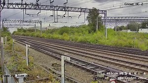 45690 ‘Leander’ heading for an overnight stay at Crewe Heritage Centre in preparation for tomorrows Railway Touring Company charter ‘The North Wales Coast Express’. West Coast Railways The Railway Touring Company Crewe Heritage Centre | Railcam