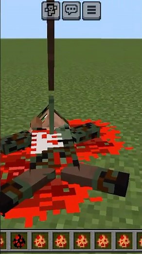 Dead bodies animation addon in Minecraft PE - Horror MOD MCPE