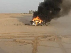Bradley Destroys Car With 25mm Cannon