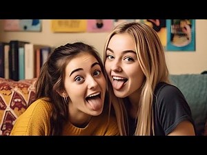 Lesbian Girls Kissing in College | Lesbian Kissing #love #kiss #kissing #romance