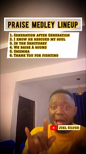 13K views · 551 reactions | Hot Praise Medley Lineup 殺❤️ Update your praise list  #itsjoelsilver #reels #viral #trending | Joel Silver | Facebook